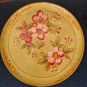 Vintage 1940-50 Paper mache serving tray  - made in occupied Japan